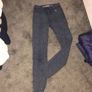 Gap Kids 1969 navy with floral pattern pants